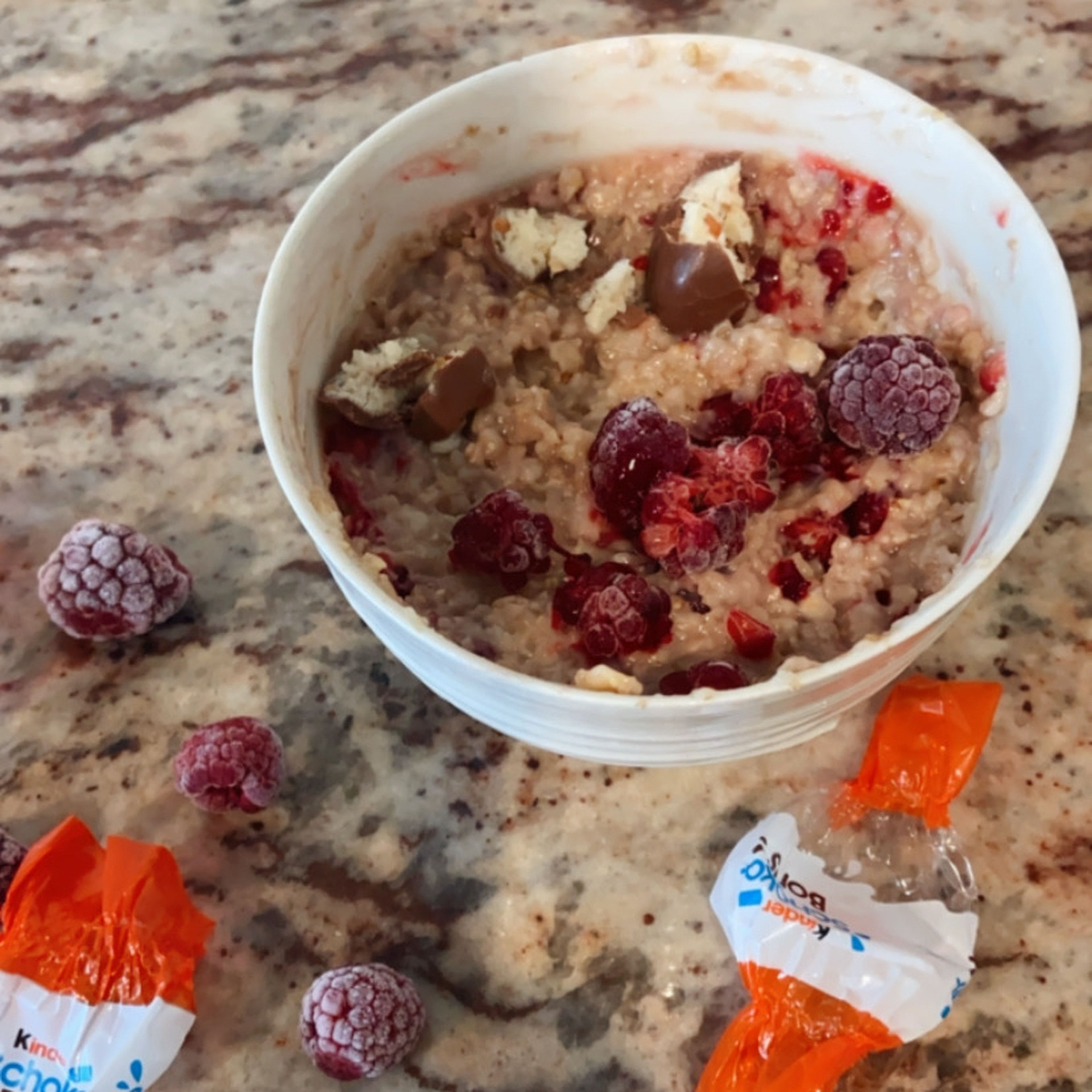 Kinder sckoko porridge