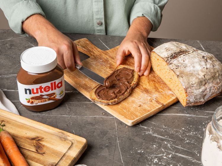 Saftiges Karottenbrot mit nutella® | Rezept | Kitchen Stories