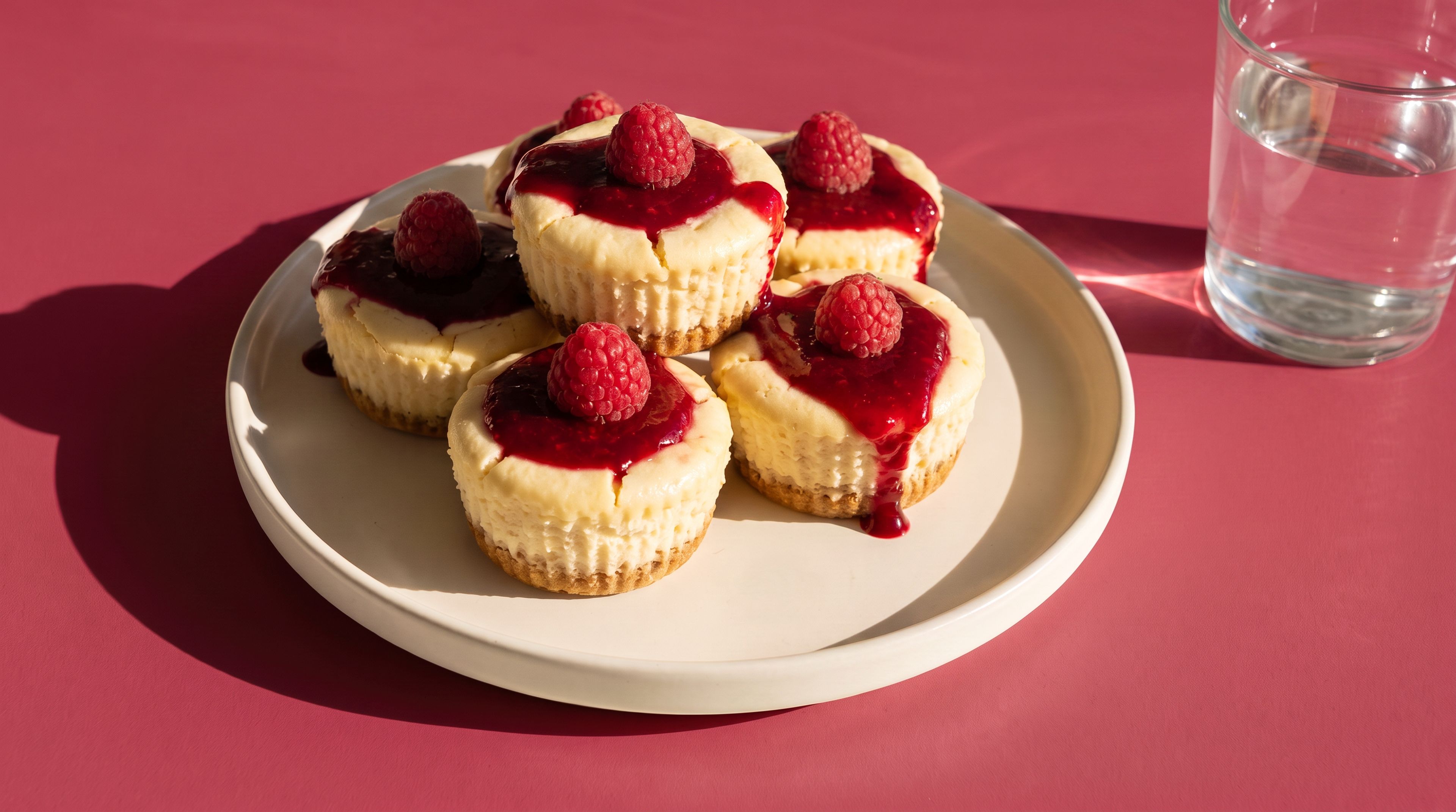 Cremige Mini-Cheesecakes aus der Muffinform