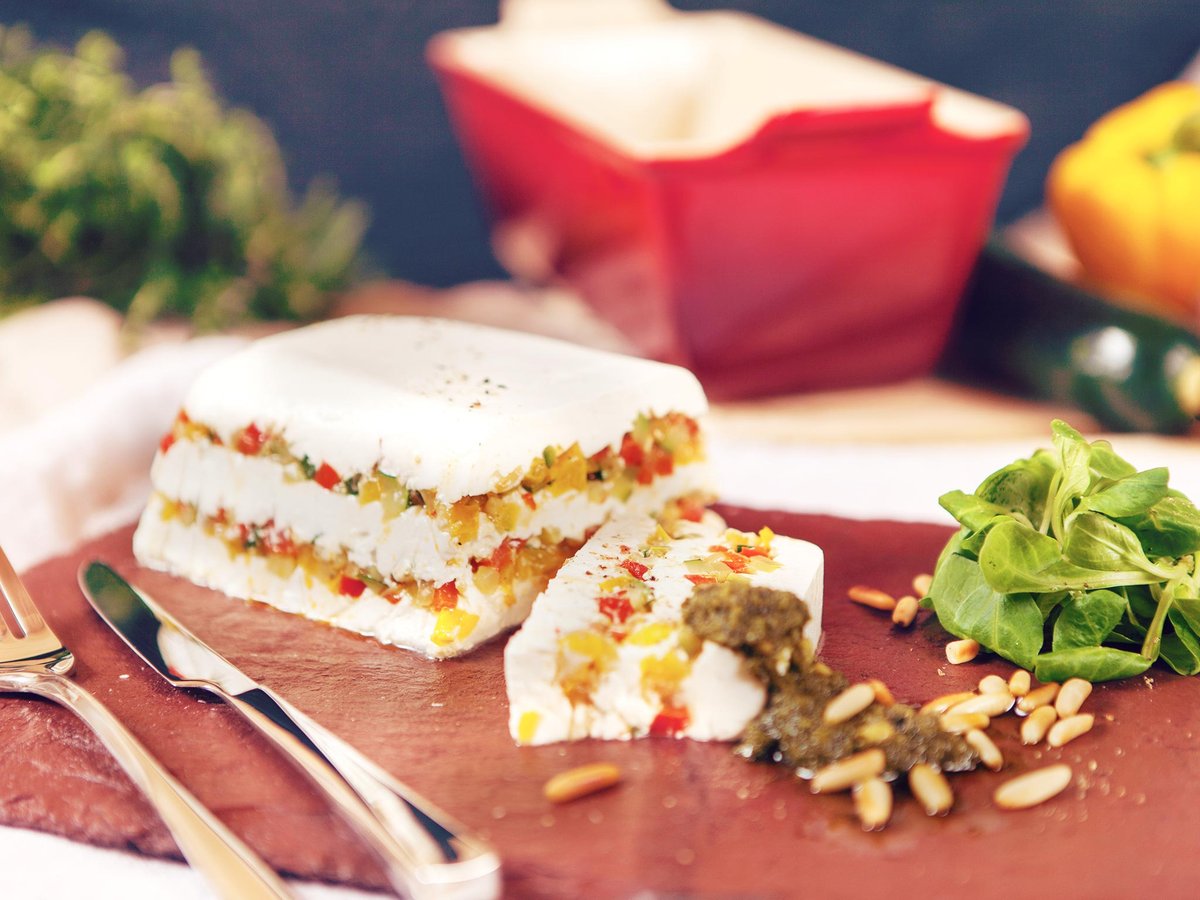Goat cheese terrine Recipe Kitchen Stories