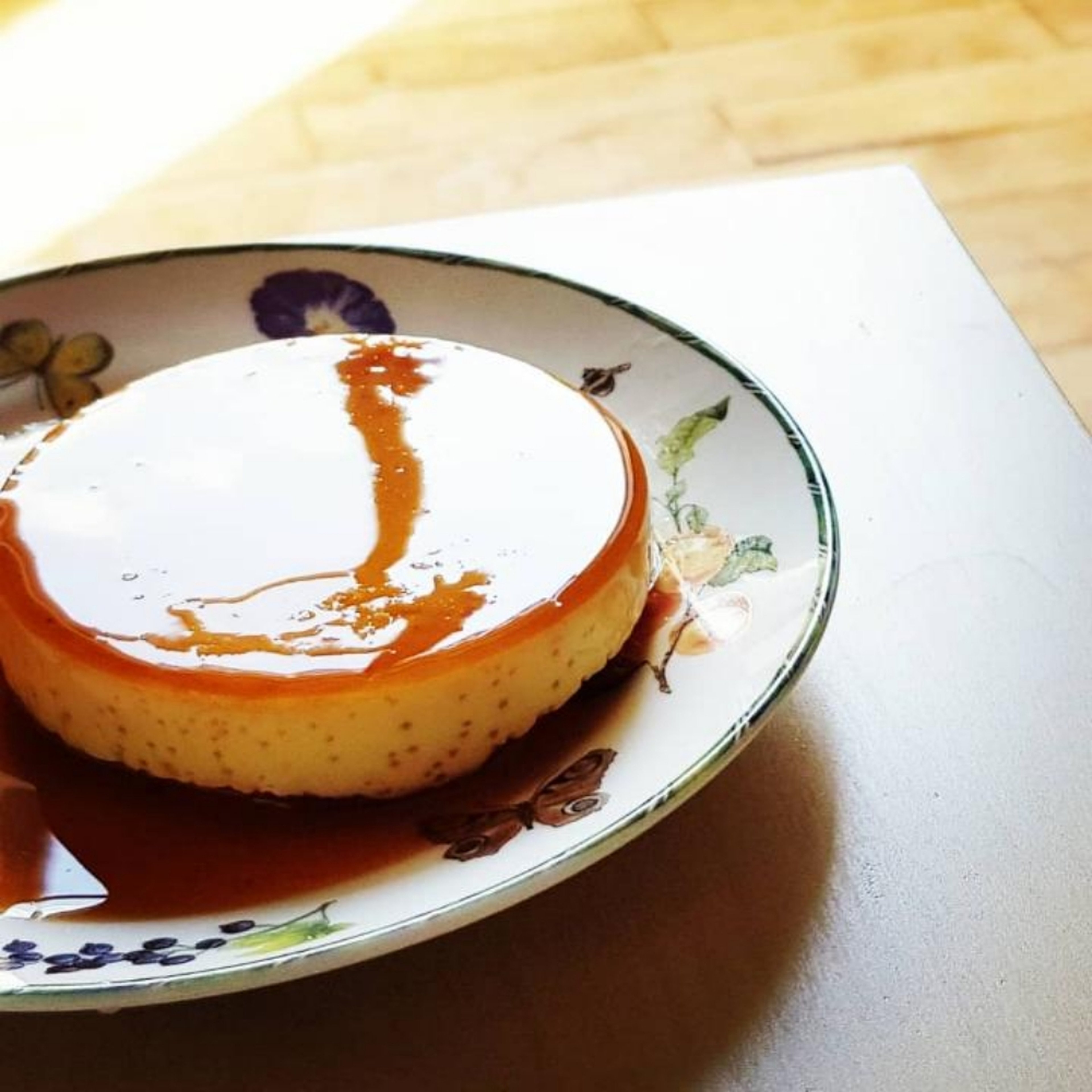 Coconut pudding (flan de coco)