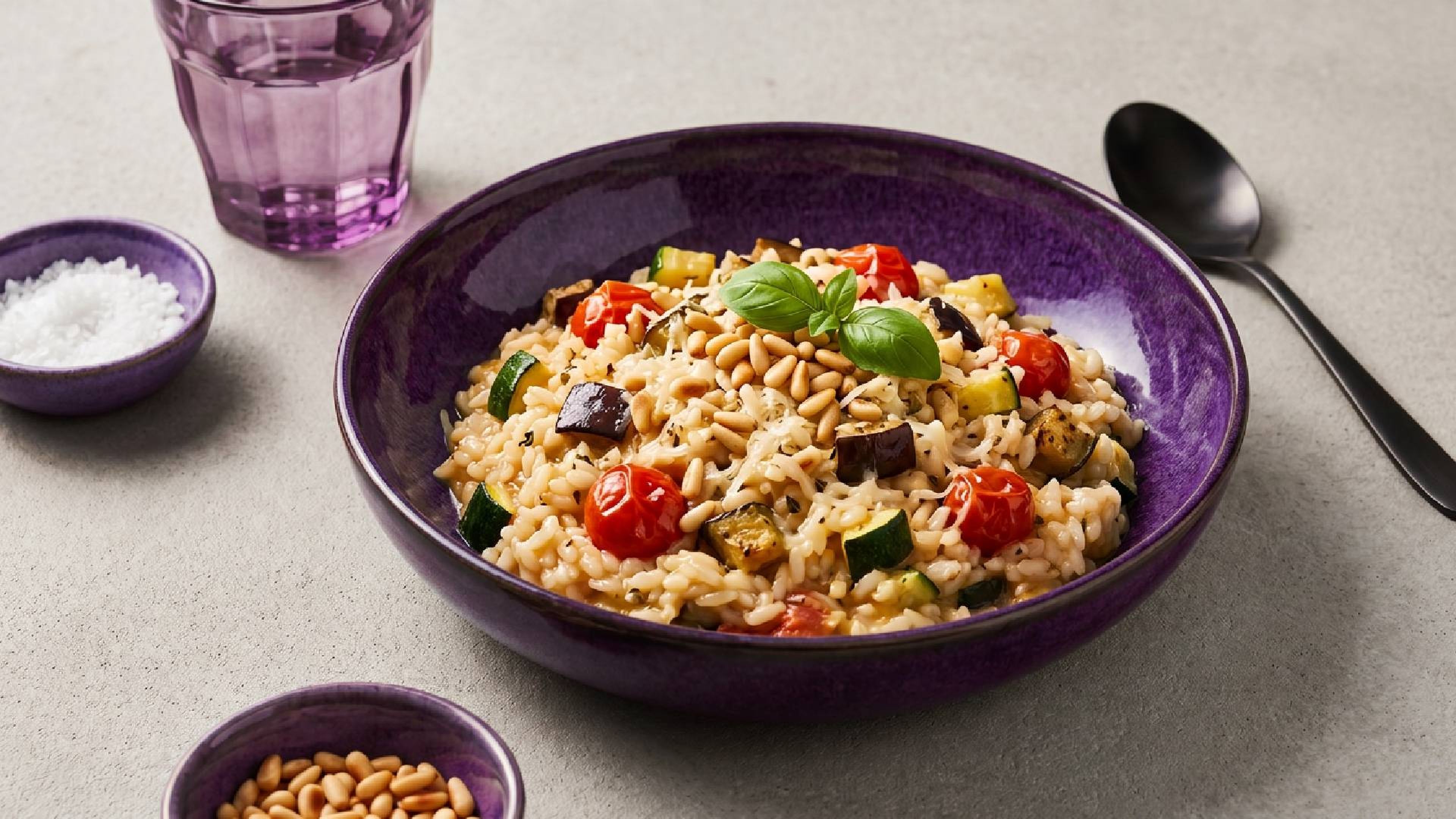 Risotto mit mediterranem Gemüse