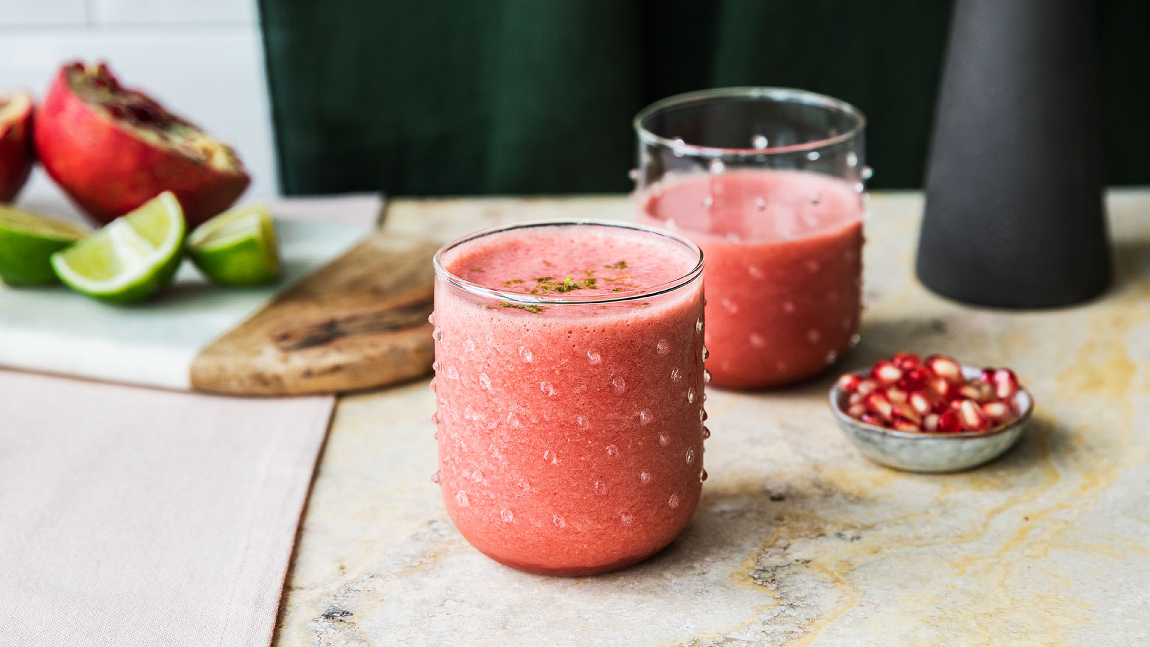 Pomegranate slushie