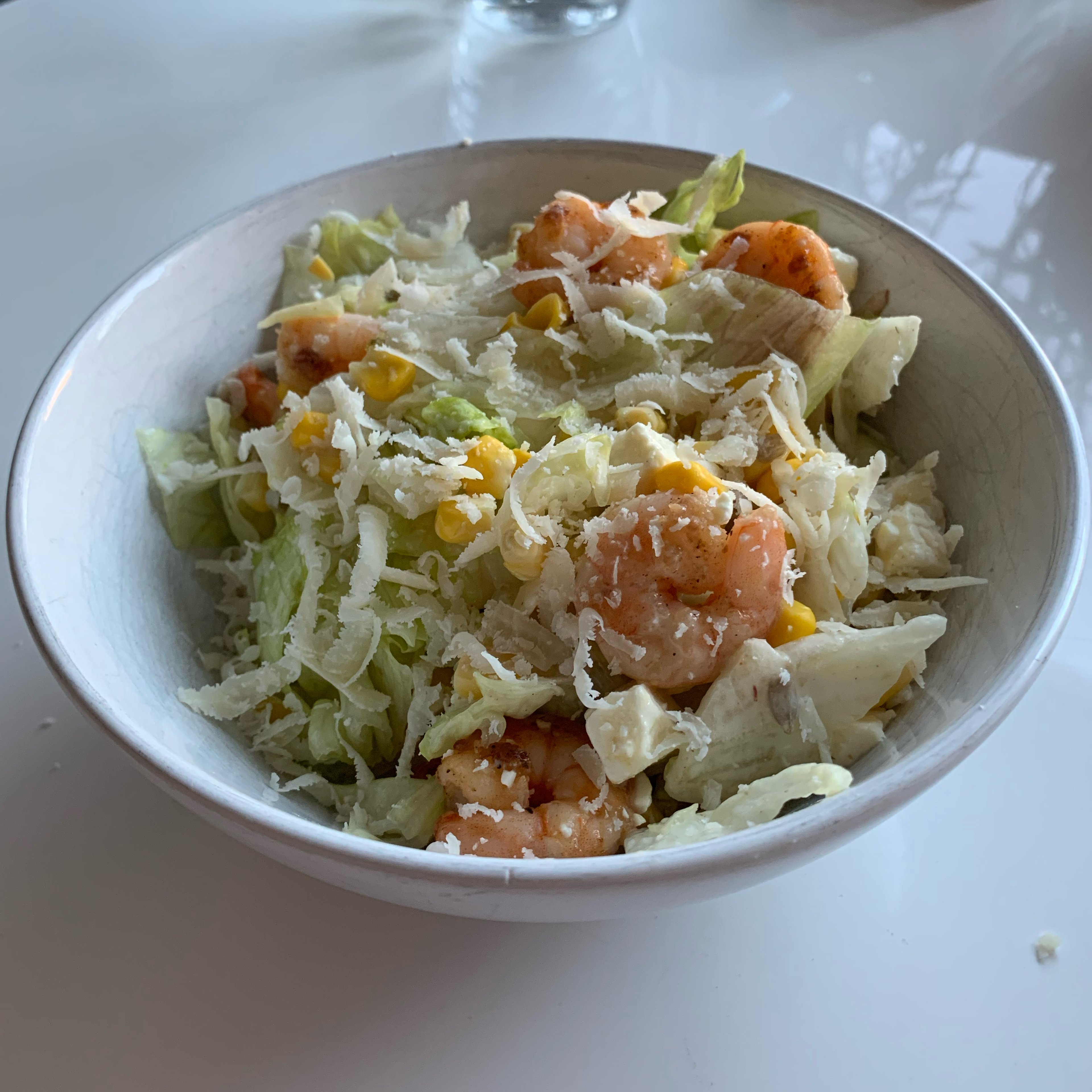Garnelen-Caesar-Salat