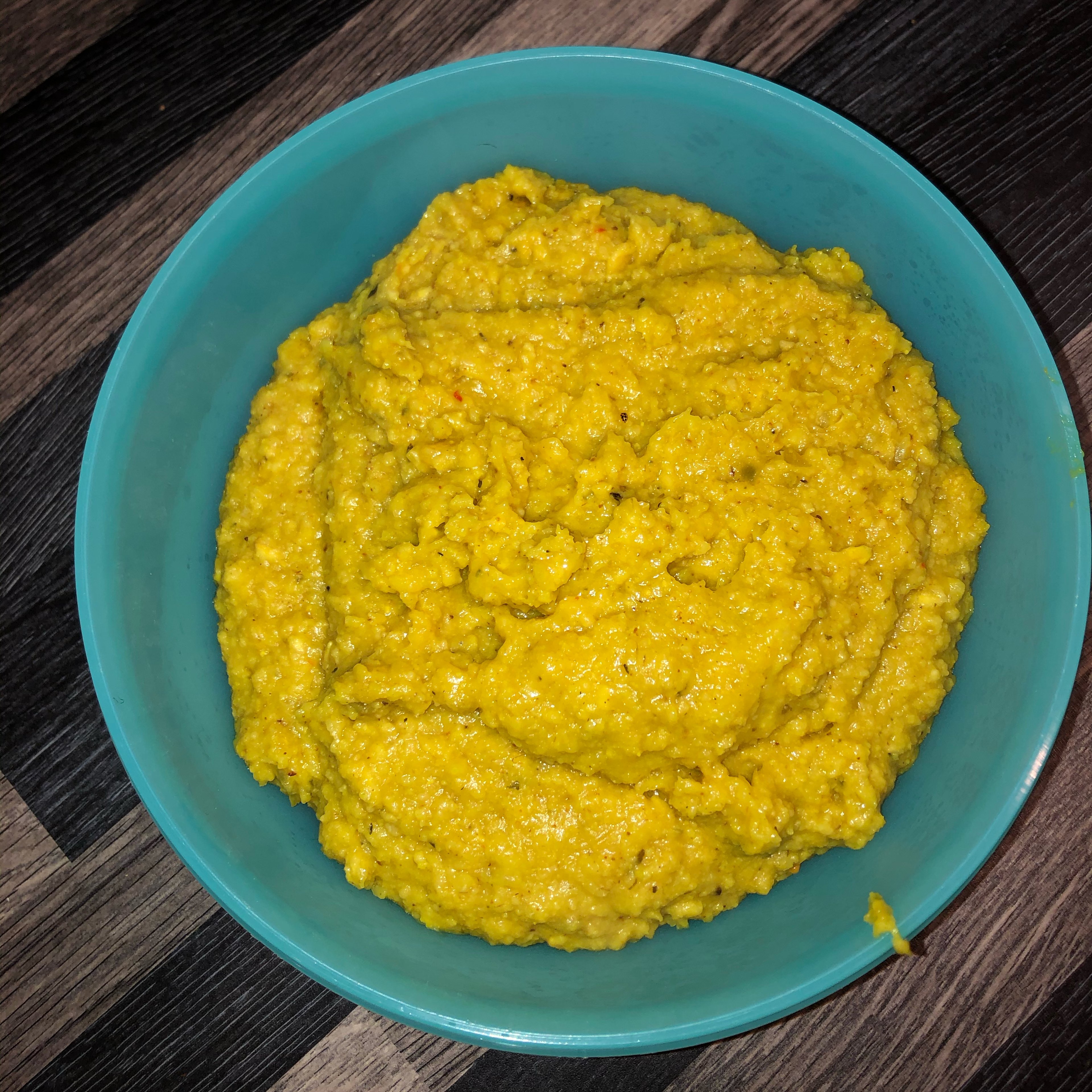 Roasted Cauliflower & Oat Soup with Tumeric