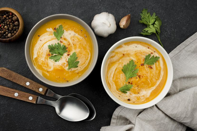 Karottensuppe mit Ingwer