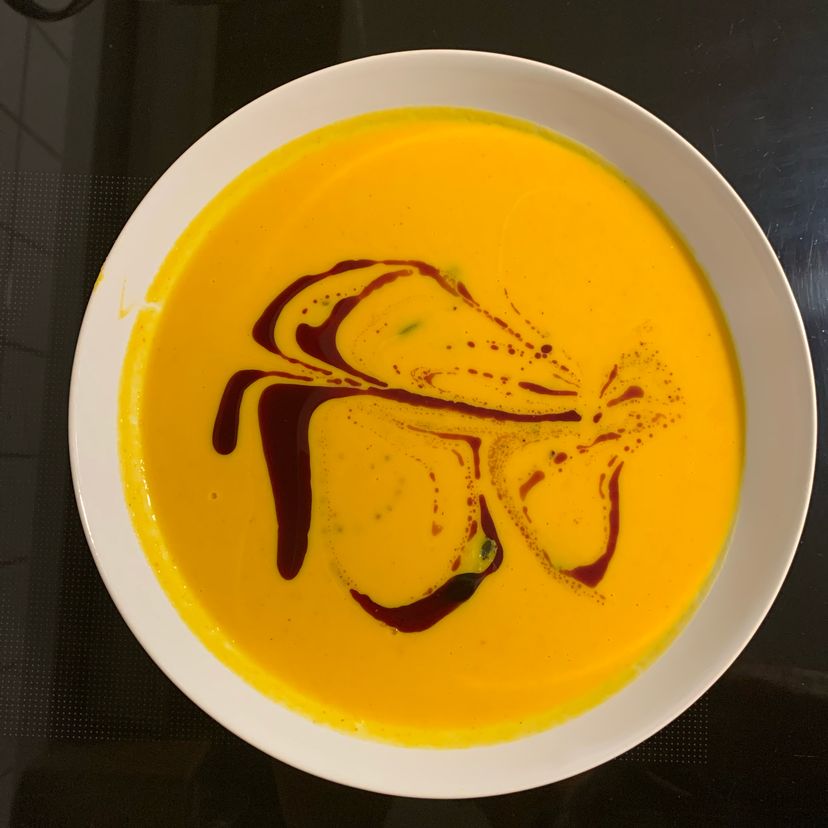 Kürbis-Karottensuppe