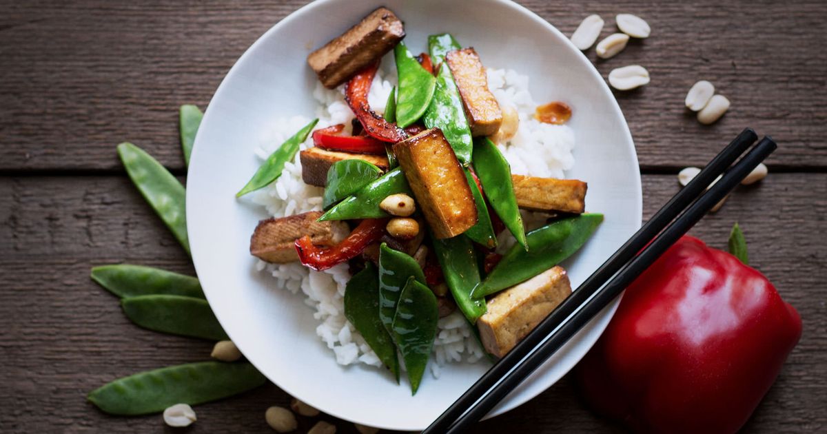 Tofu stir-fry with rice | Recipe | Kitchen Stories