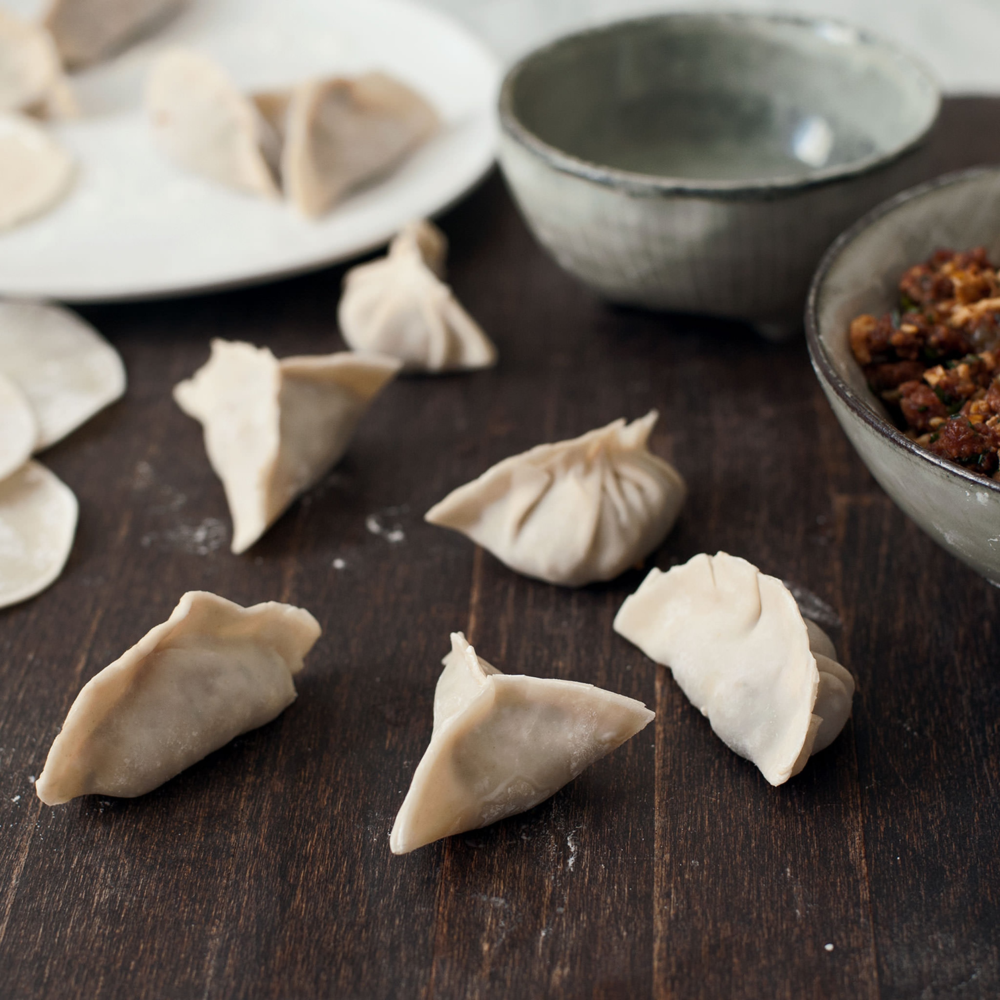 How to Fold Chinese Dumplings