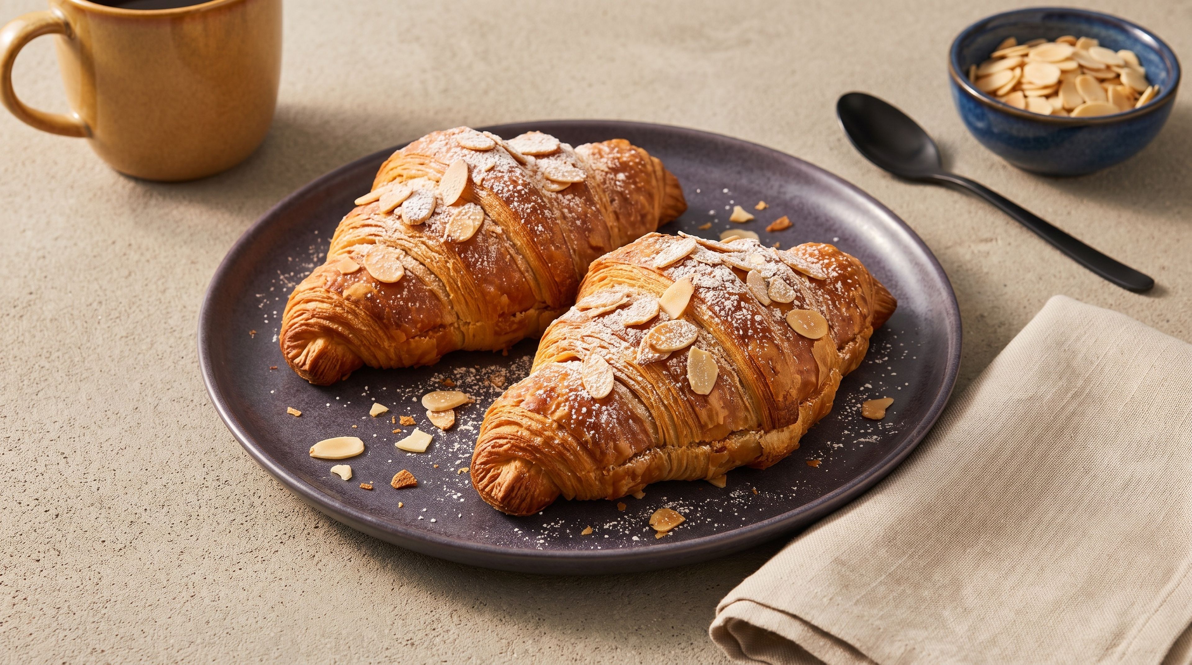 Gut, besser, Ameretto-Croissants zum Frühstück