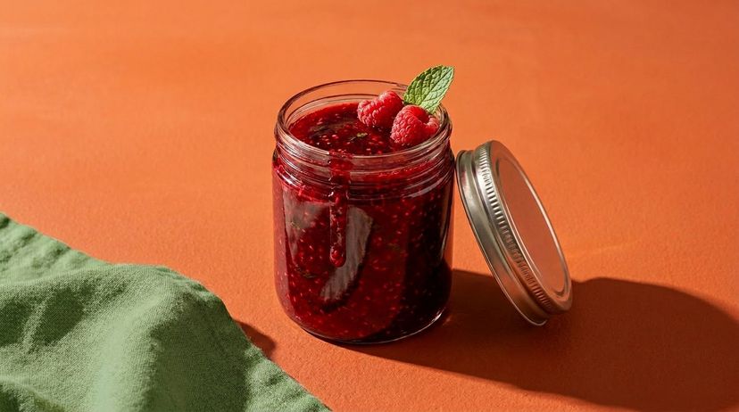 Himbeer-Minz-Marmelade