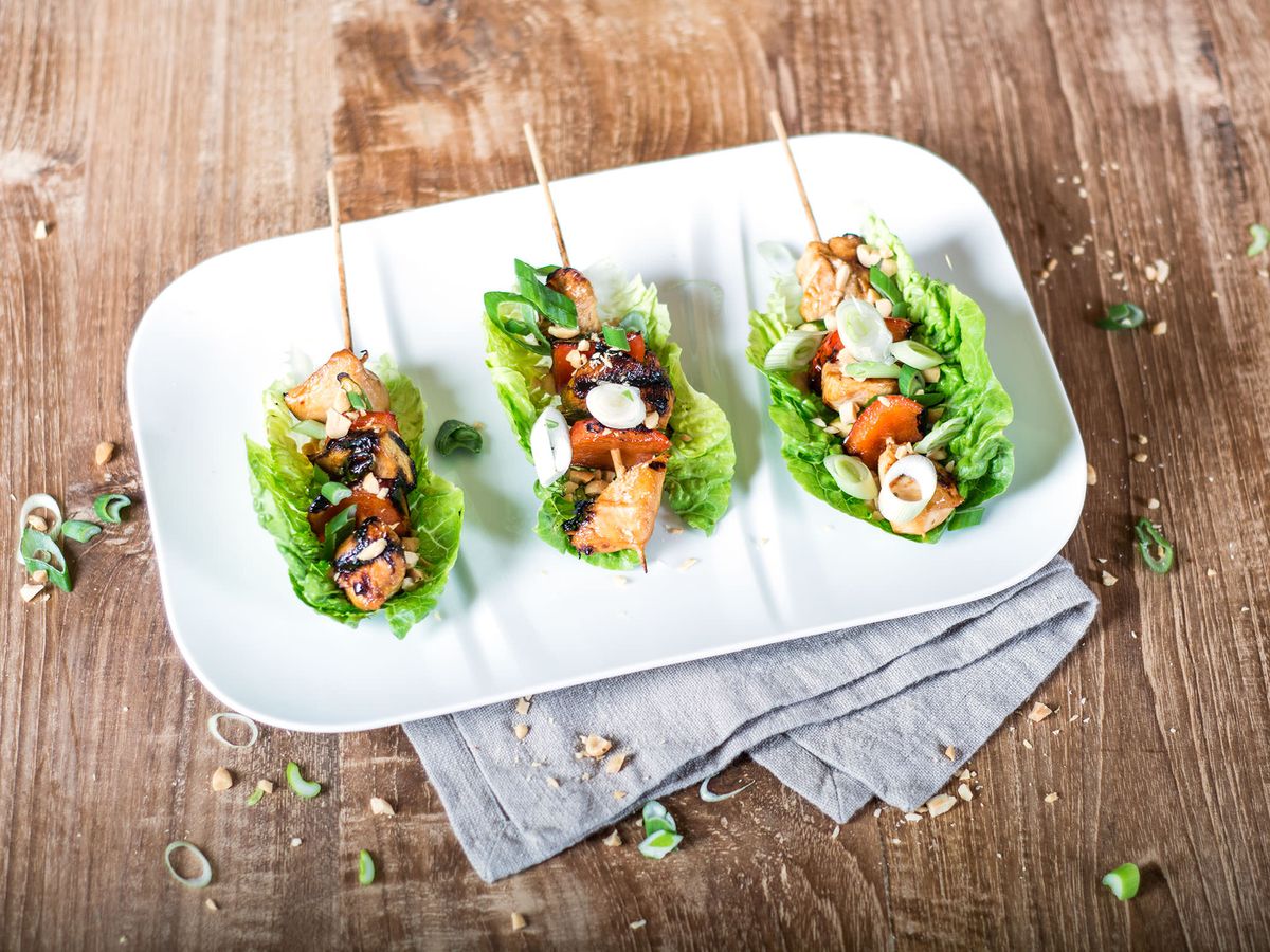 Teriyaki chicken skewers | Recipe | Kitchen Stories