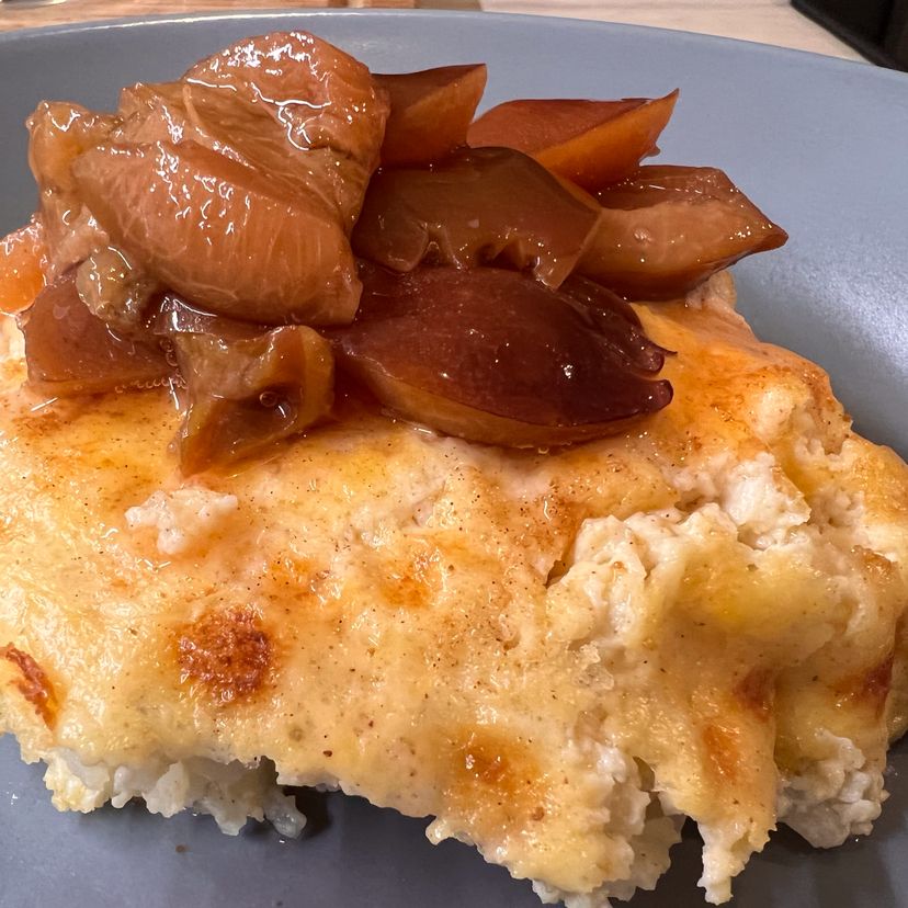 Omas gebackener Milchreis