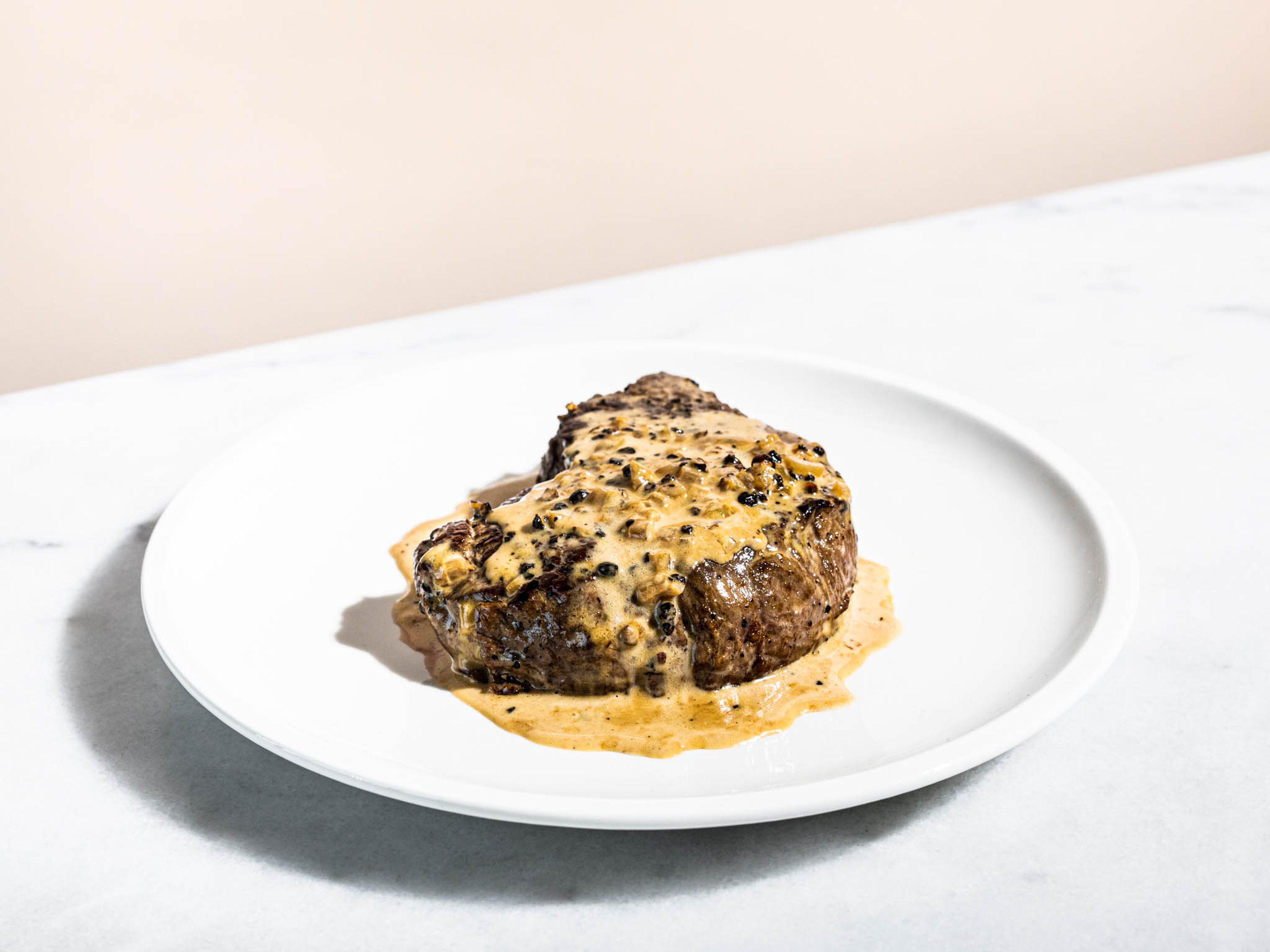 Classic Steak Au Poivre - My Kitchen Little