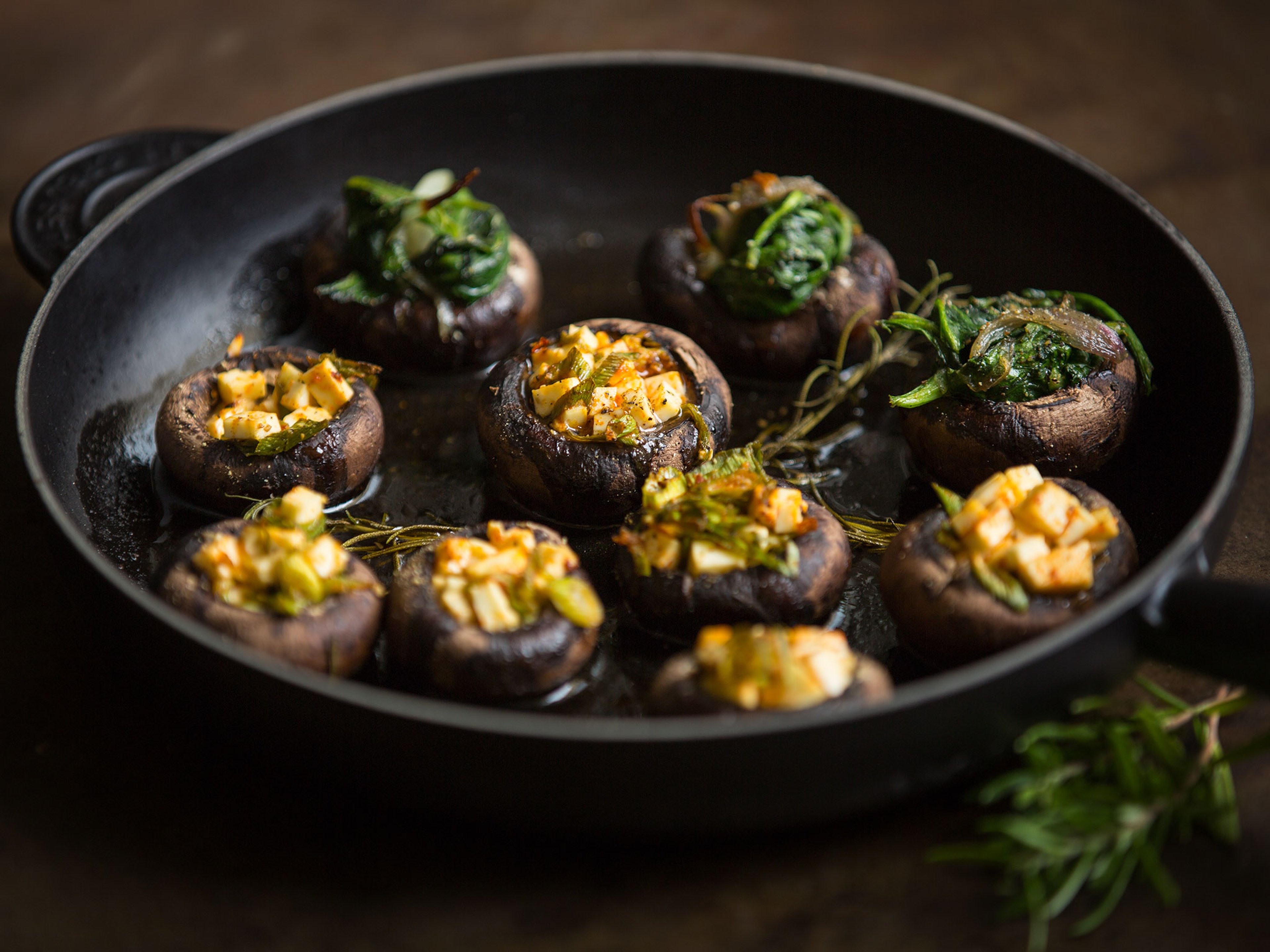 Stuffed mushrooms