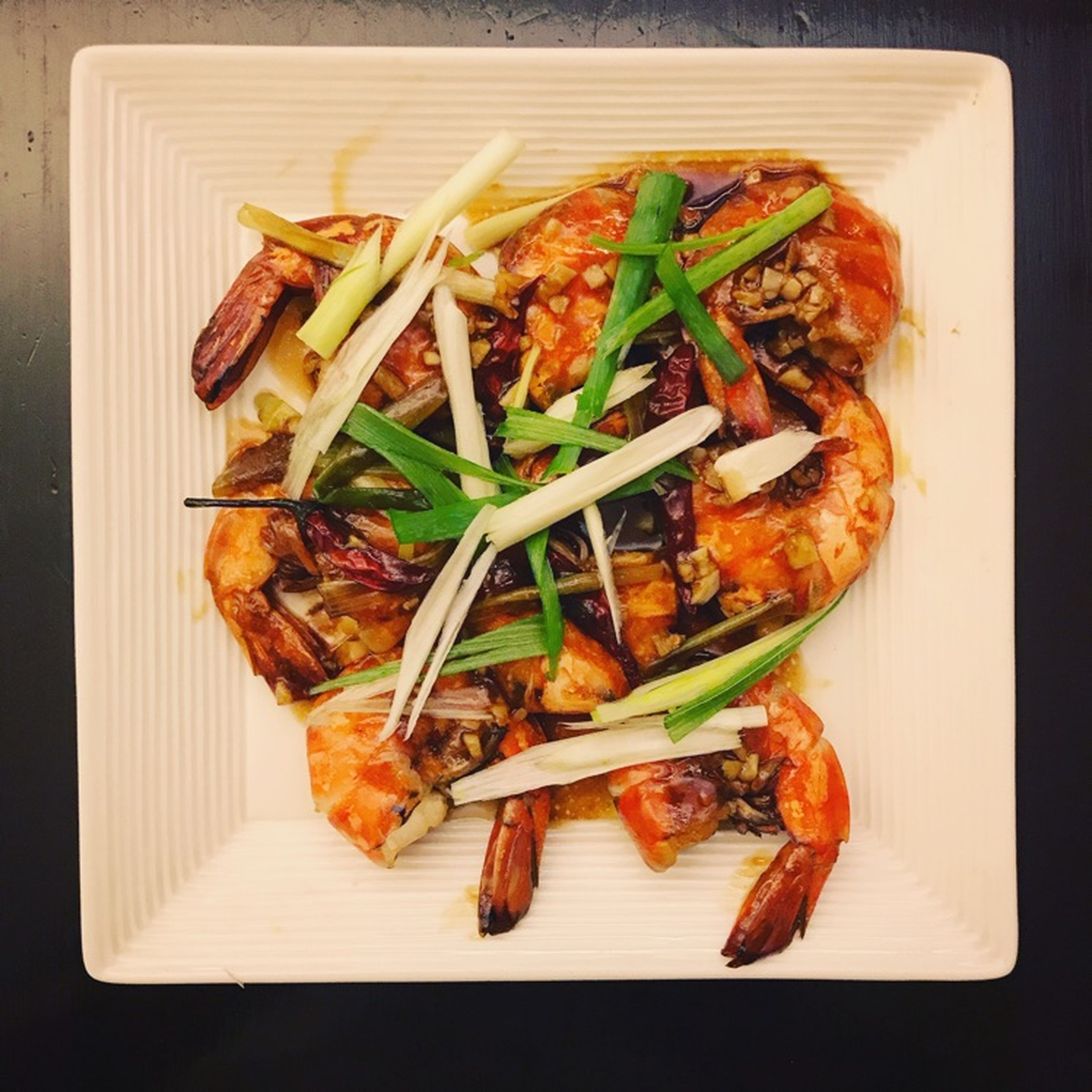 Braised large shrimp