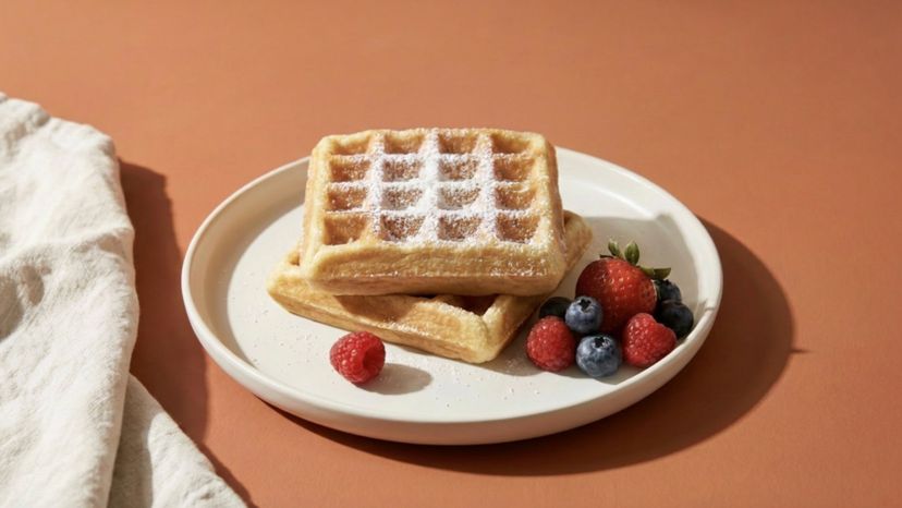 Fluffige Airfryer-Waffeln für ein entspanntes Frühstück