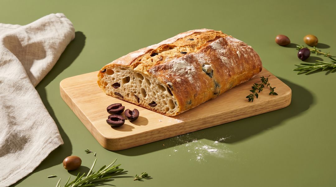 Luftiges Oliven-Ciabatta selber backen