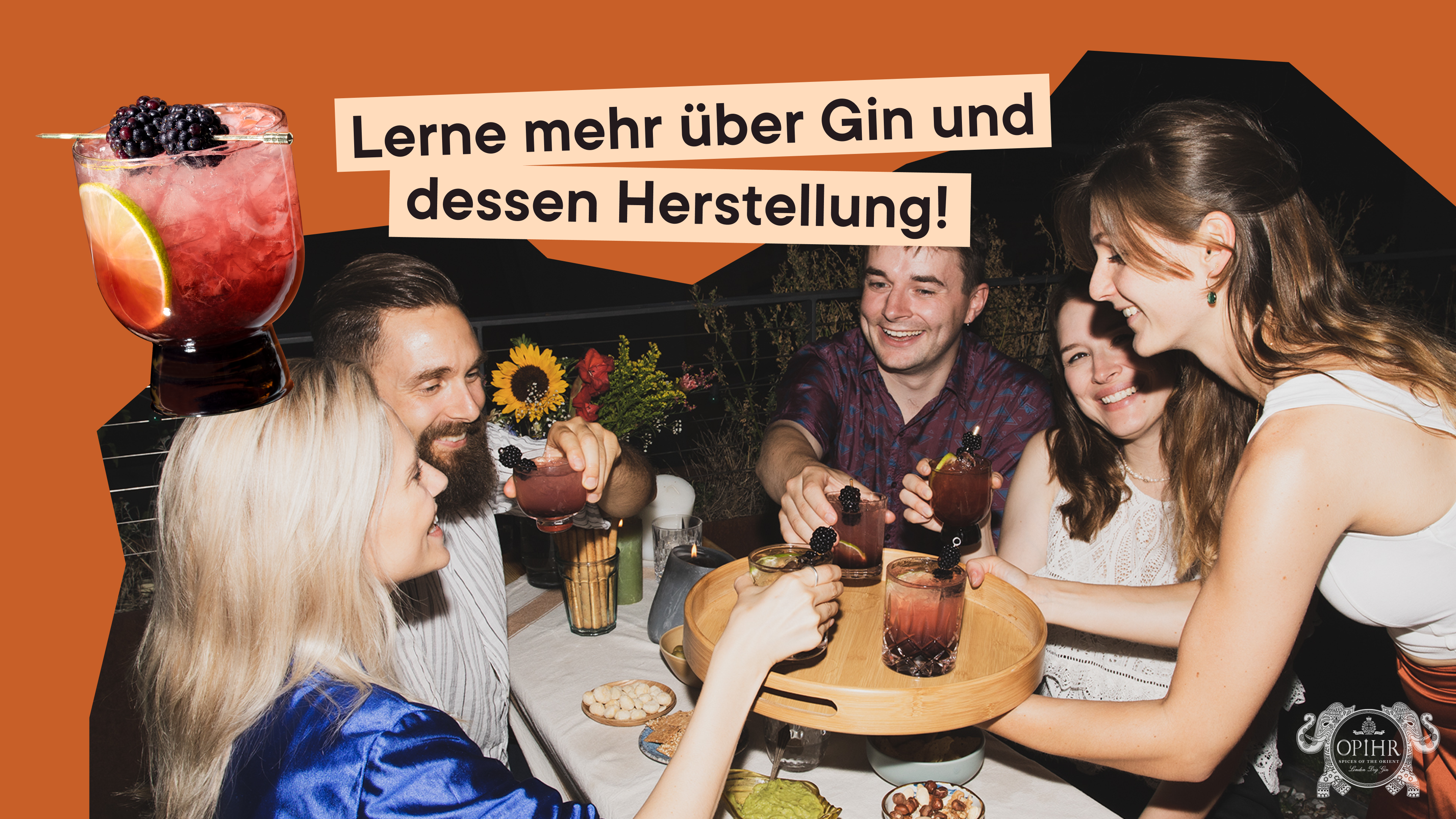 Gin-Herstellung, Food Pairing und ein spätsommerlicher Abend über den Dächern Berlins
