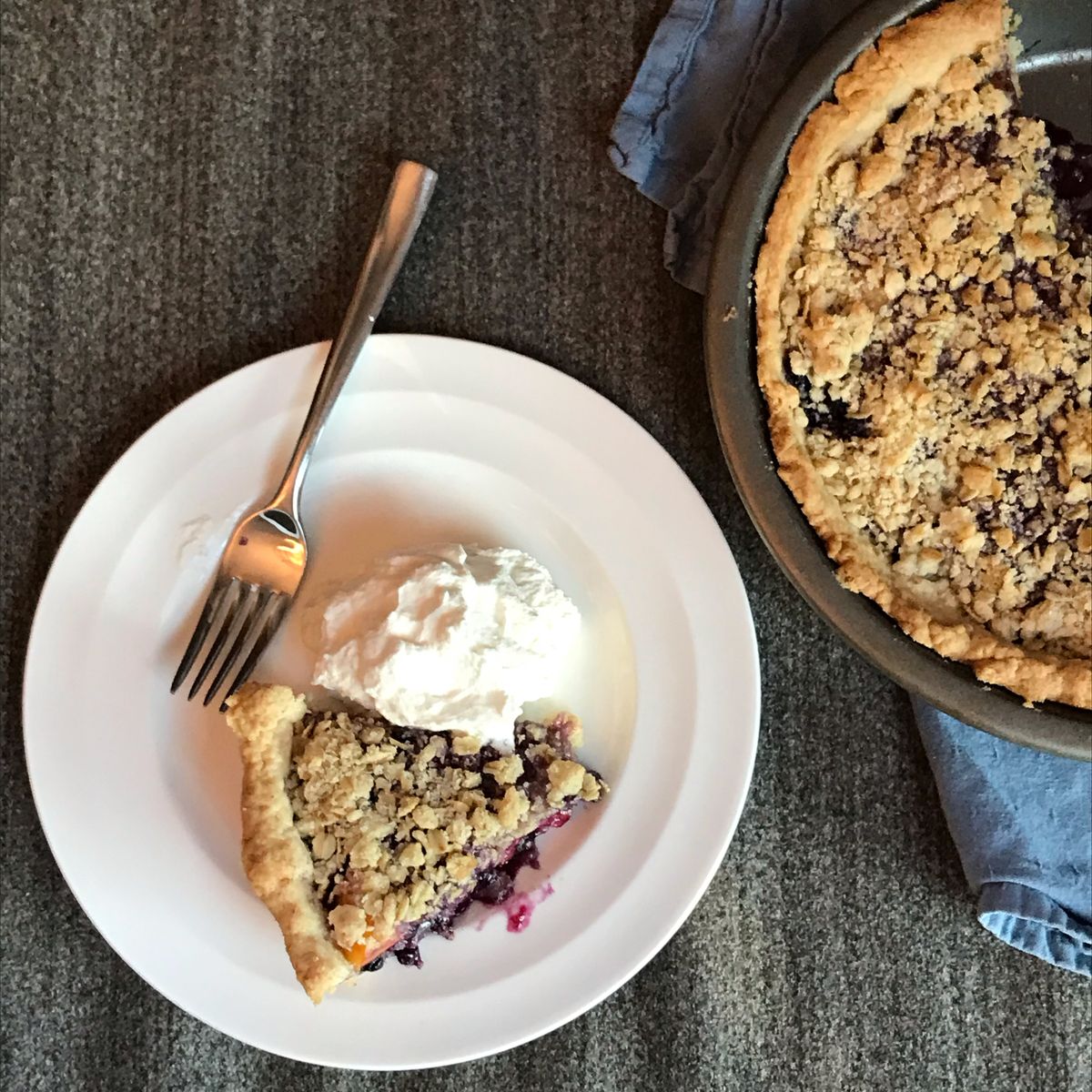 Peach Blueberry Pie | Recipe | Kitchen Stories