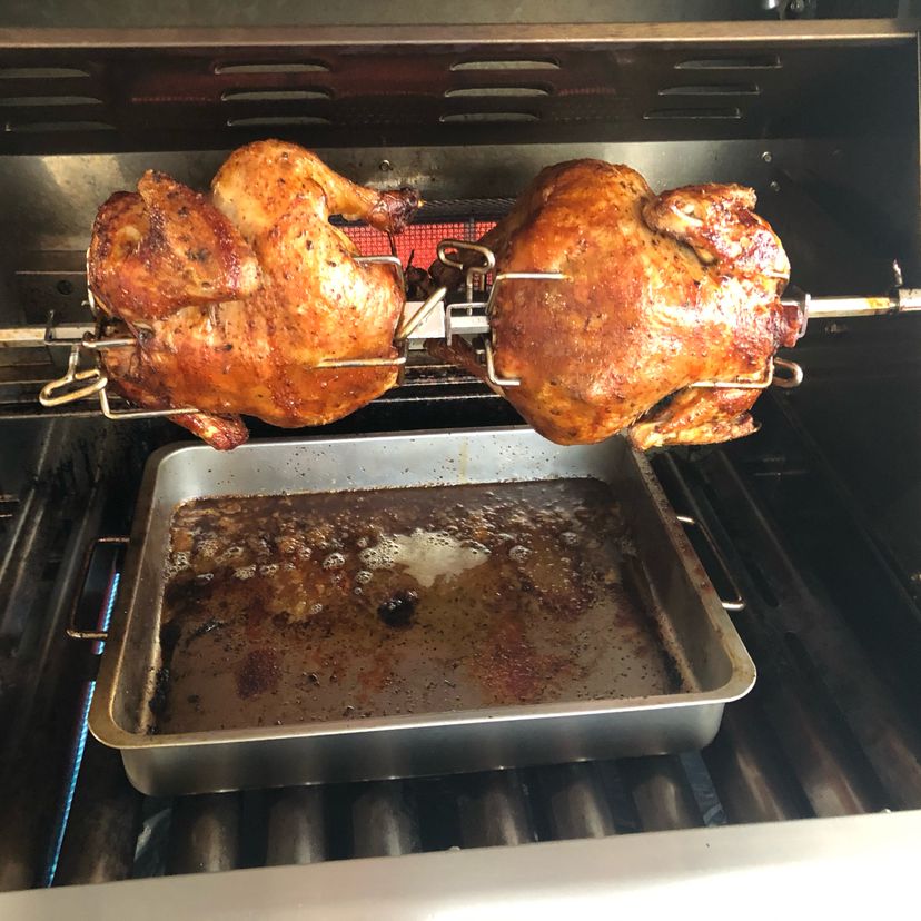 Grillhähnchen Gasgrill