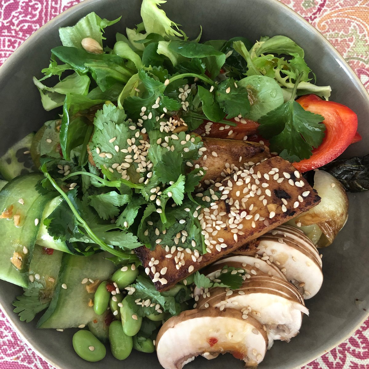 Tofu Edamame Bowl Rezept Kitchen Stories