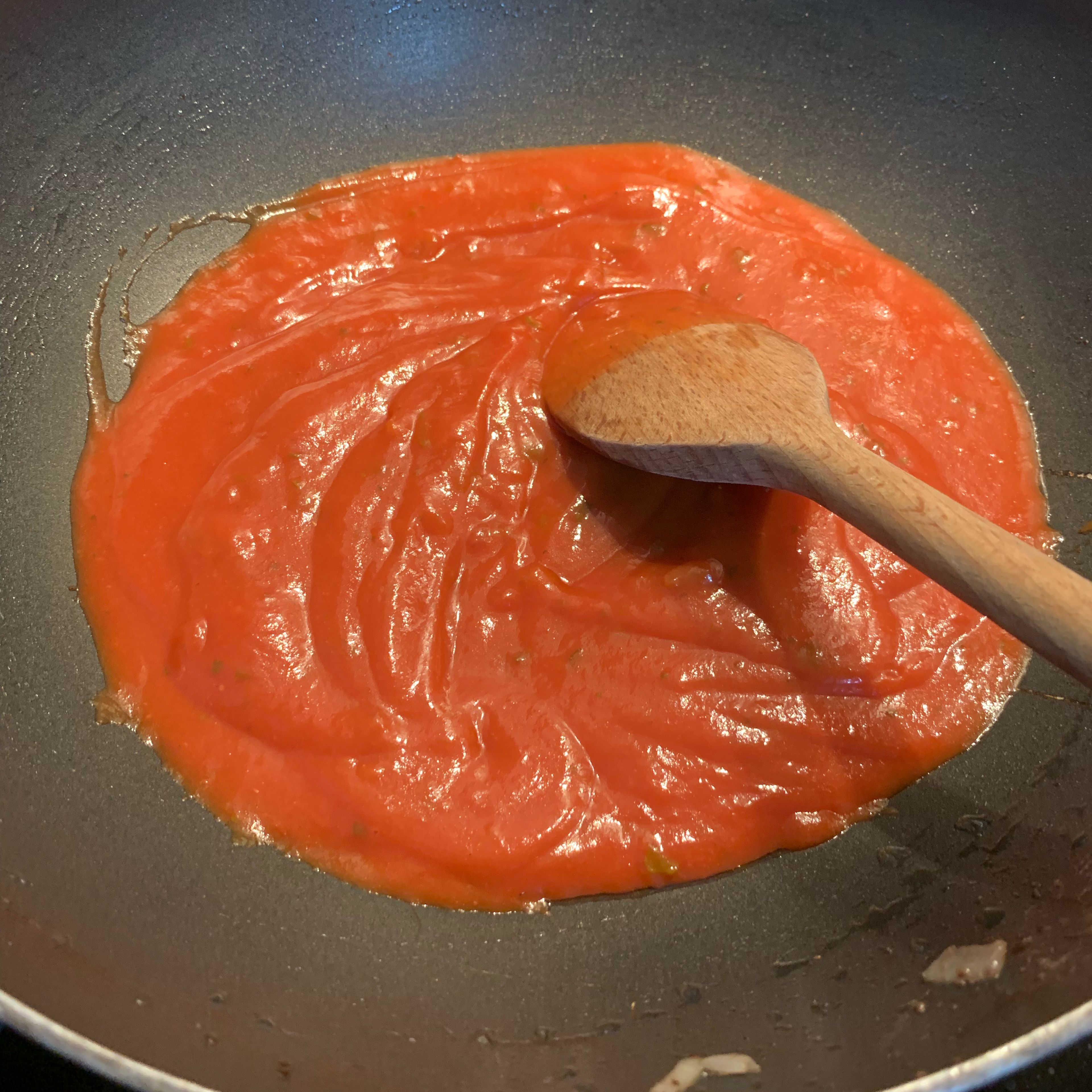 Get the Dolmio sauce out and put in the pan - cook till piping hot. I used the Dolmio cheese and tomato sauce which just works perfect for me. While cooking the sauce add the grated cheese and stir till smooth. You can also make your own home made sauce e.g. adding chopped tomatoes, milk, melted butter, grated Parmesan cheese and flour together.
