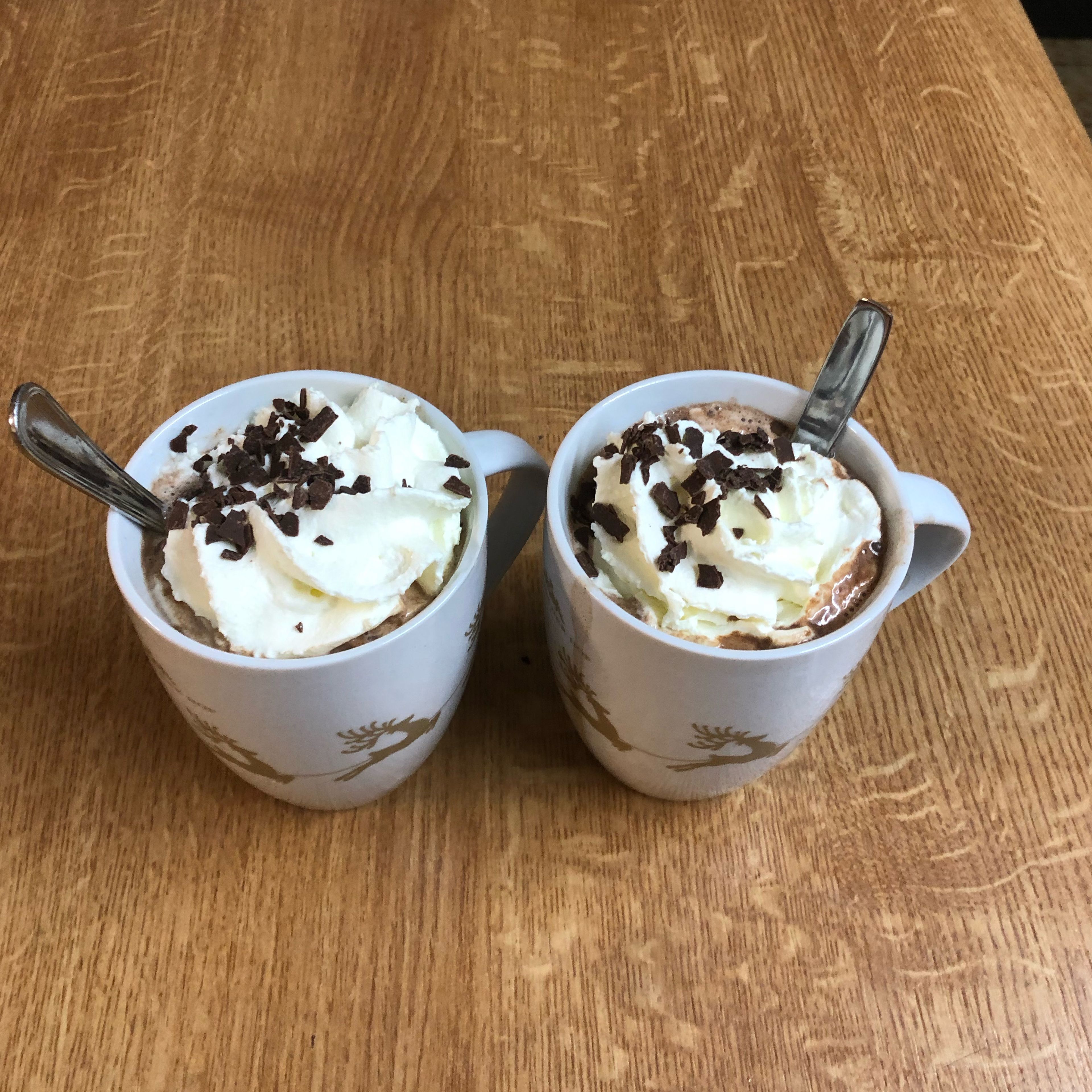 Heiße Schokolade für euch